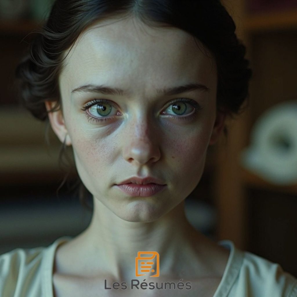Photographie de Geneviève, la fille unique des Baudu, qui finit par mourir. 