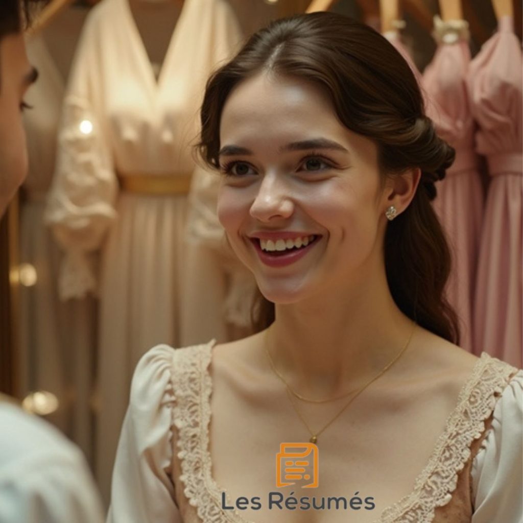 Photo de Pauline Cugnot, la collègue bienveillante de Denise Au Bonheur des Dames. 