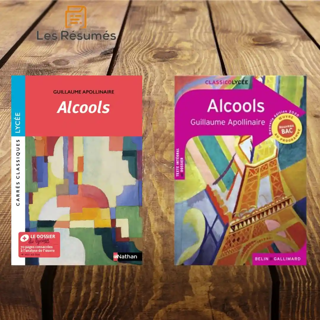 Couvertures d'Alcools de Guillaume Apollinaire.