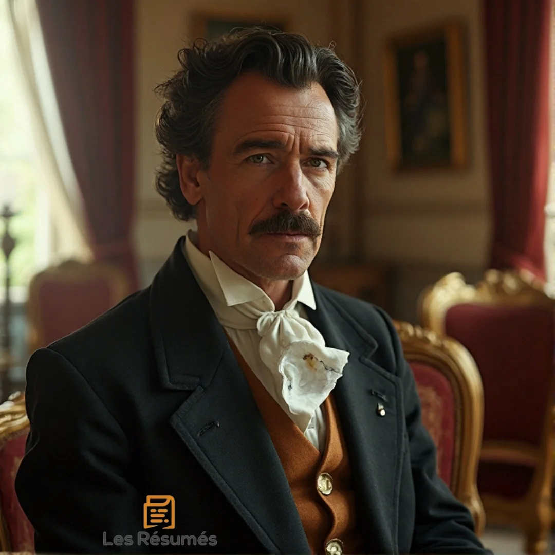 Photo d'Aristide Rougon qui se marie avec Renée par intérêt dans La Curée de Zola. 