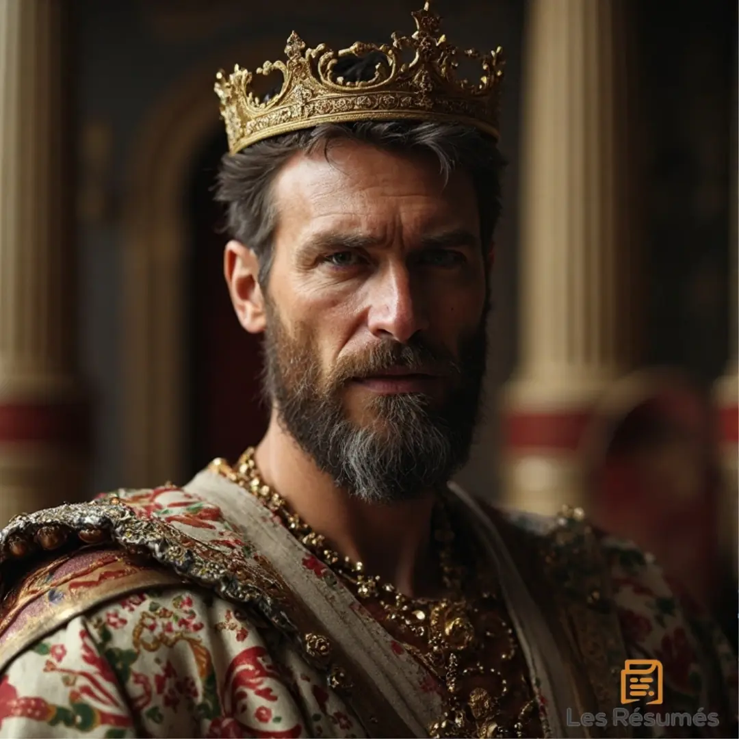 Photo du roi Fernand dans la pièce de théâtre de Corneille. 