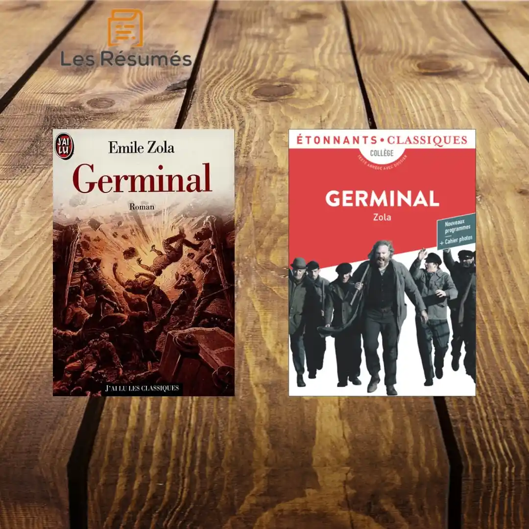Couvertures de Germinal de Zola. 