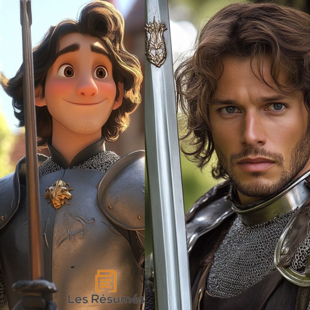 Photo et image de Lancelot qui fut épris de la reine Guenièvre. 