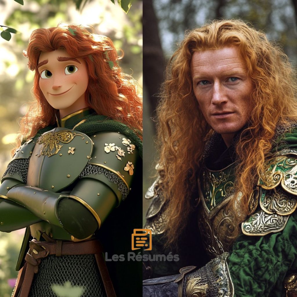 Photo et image du chevalier vert dans la légende arthurienne. 