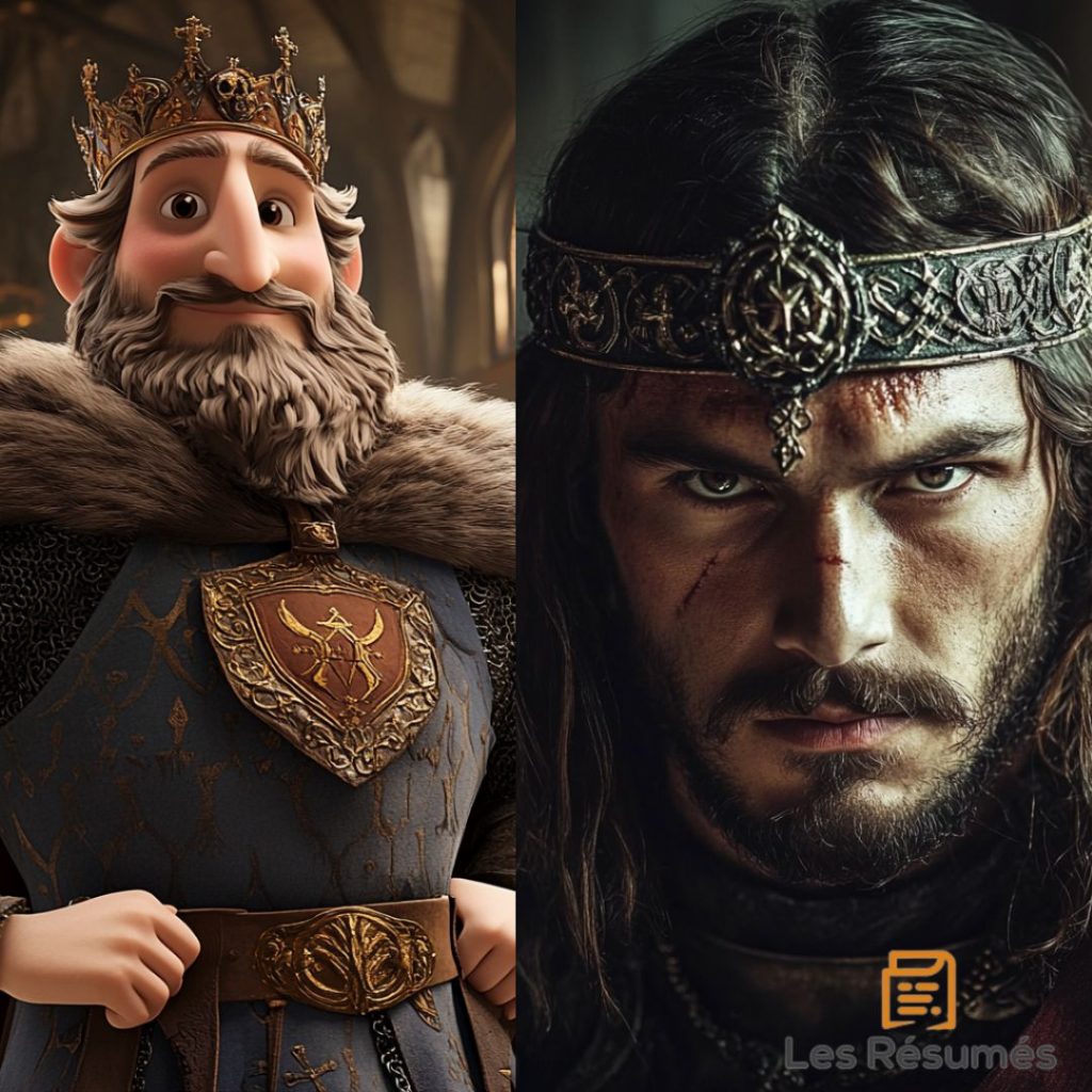Photo et image d'Uther Pendragon, le père biologique du roi Arthur. 