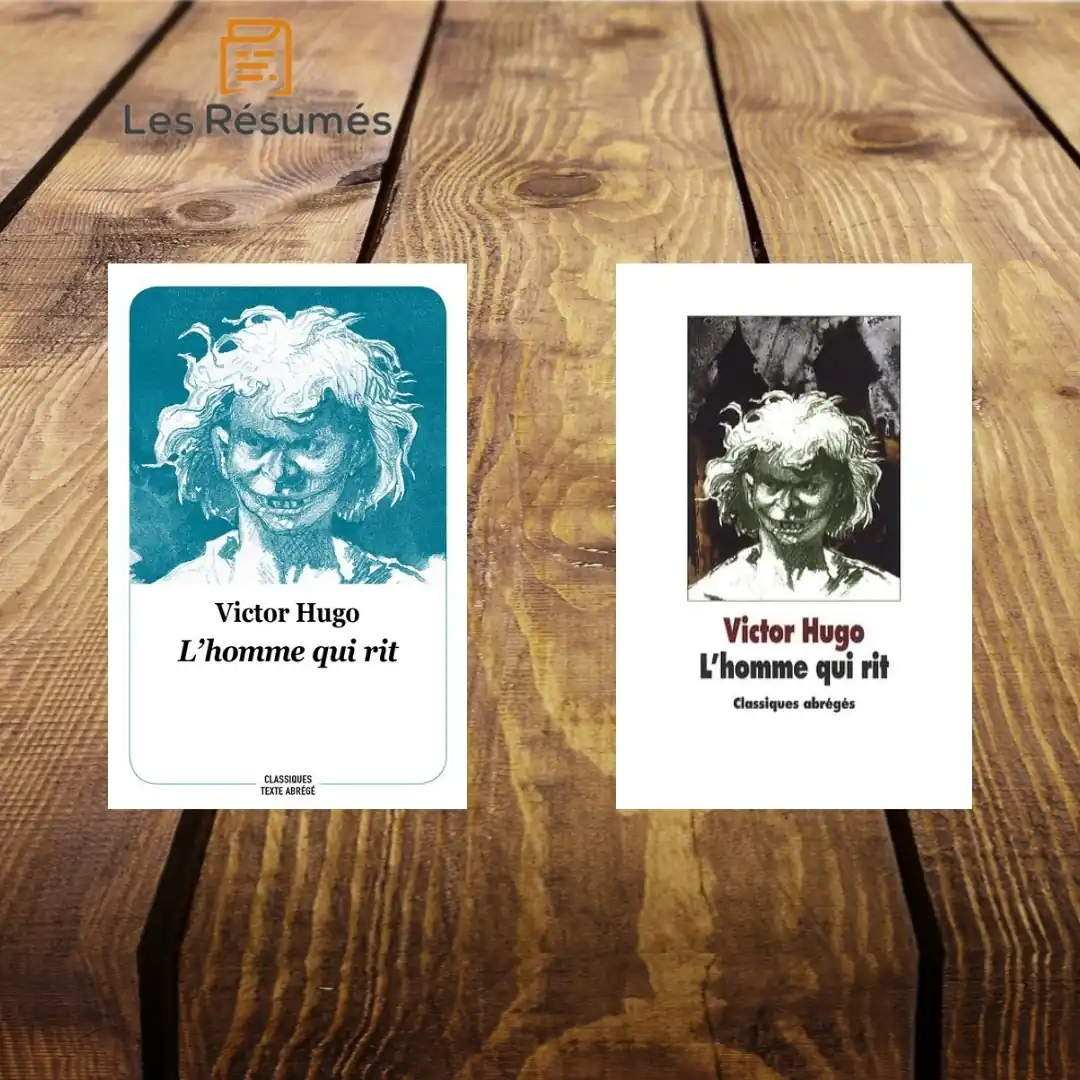 Couverures de L'homme qui rit de Victor Hugo.
