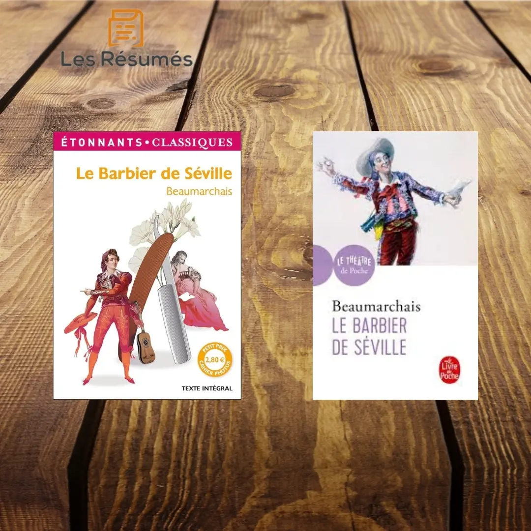 Couverures du Barbier de Séville de Beaumarchais.