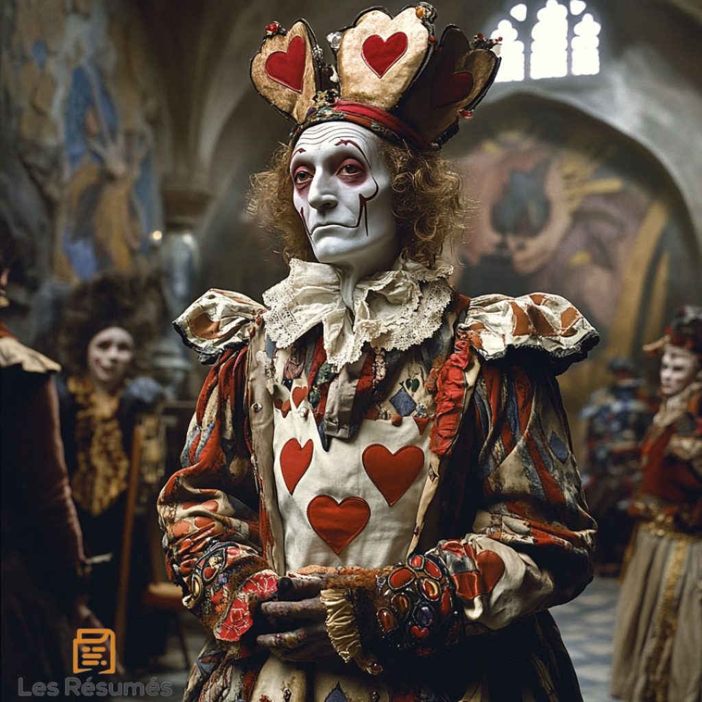 Photographie du Valet de Cœur dans Alice au Pays des Merveilles. 