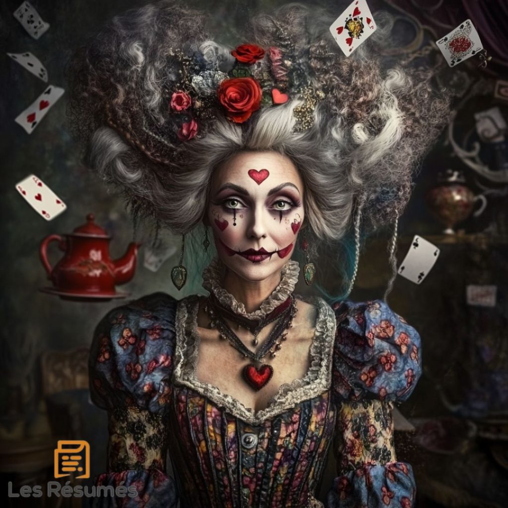Photo de la Duchesse, la cousine de la Reine de Cœur dans Alice au Pays des Merveilles. 