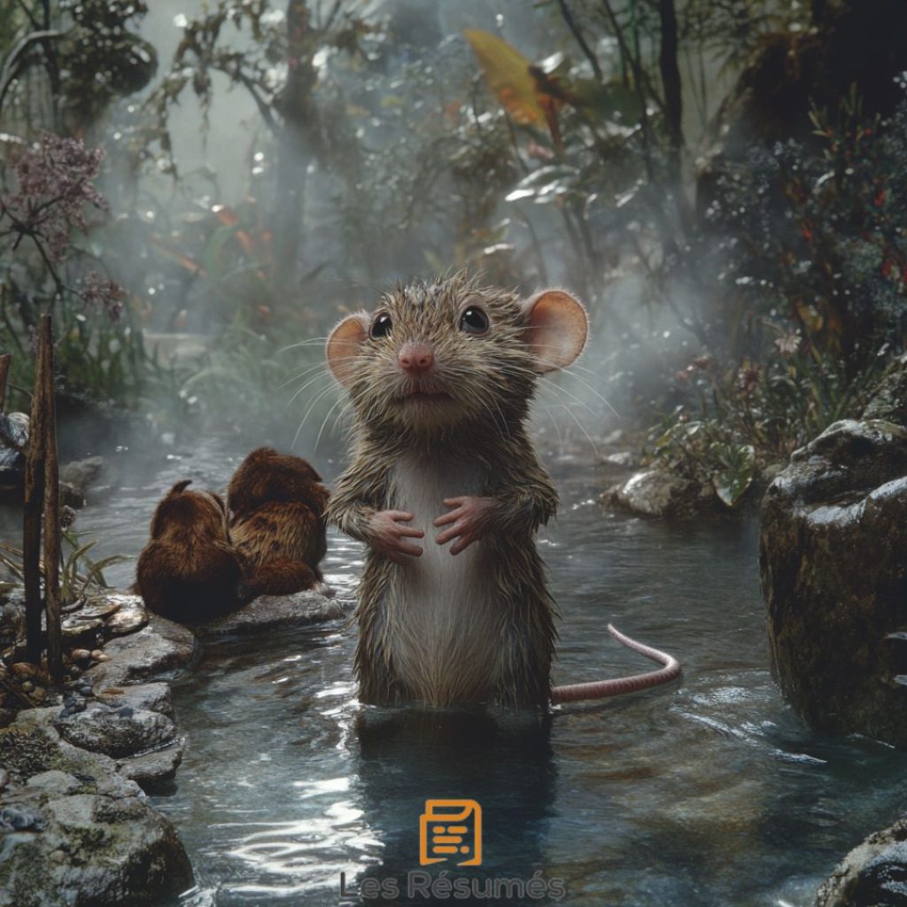 Photo de la souris dans l'œuvre de Lewis Caroll. 