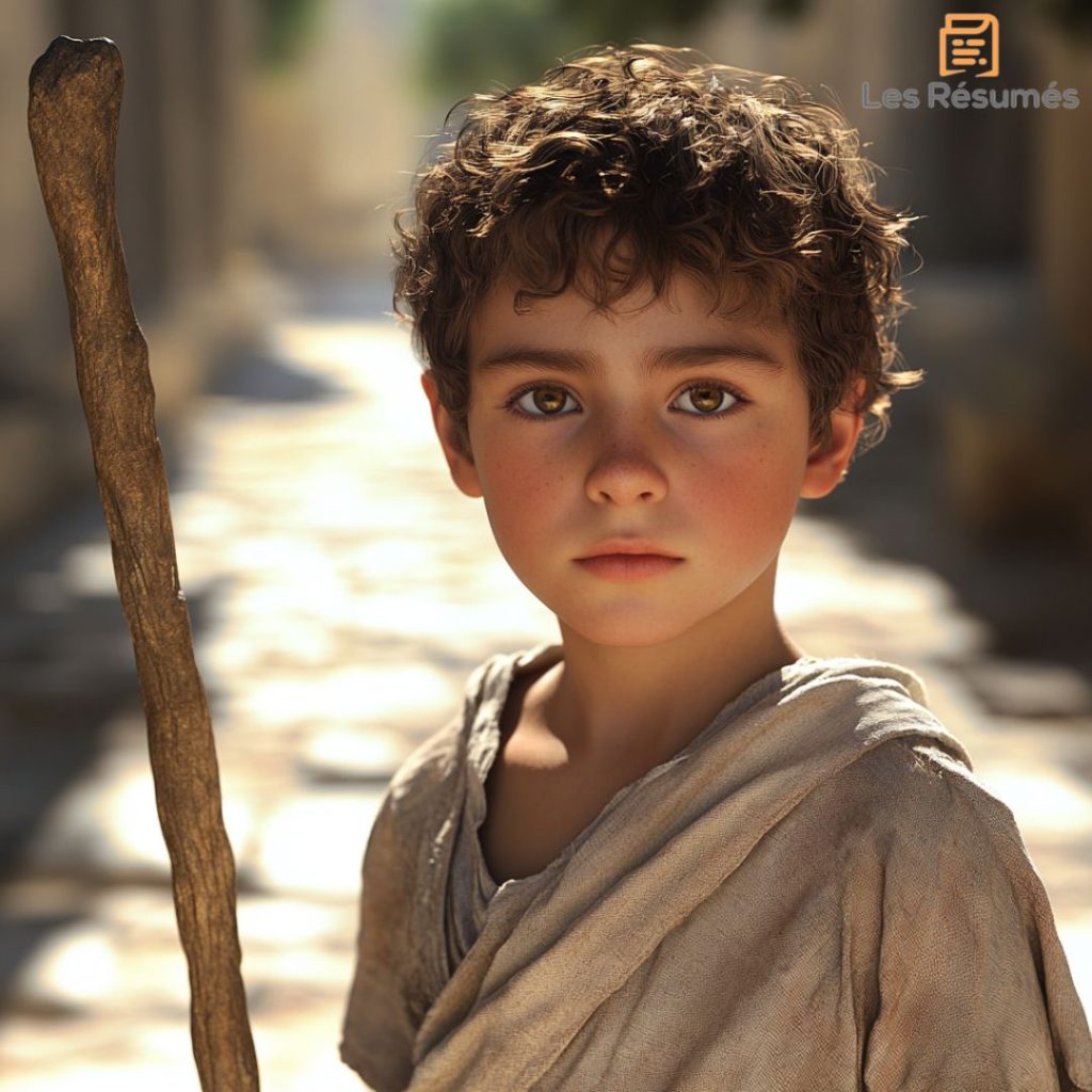 L'enfant guide de Tirésias.