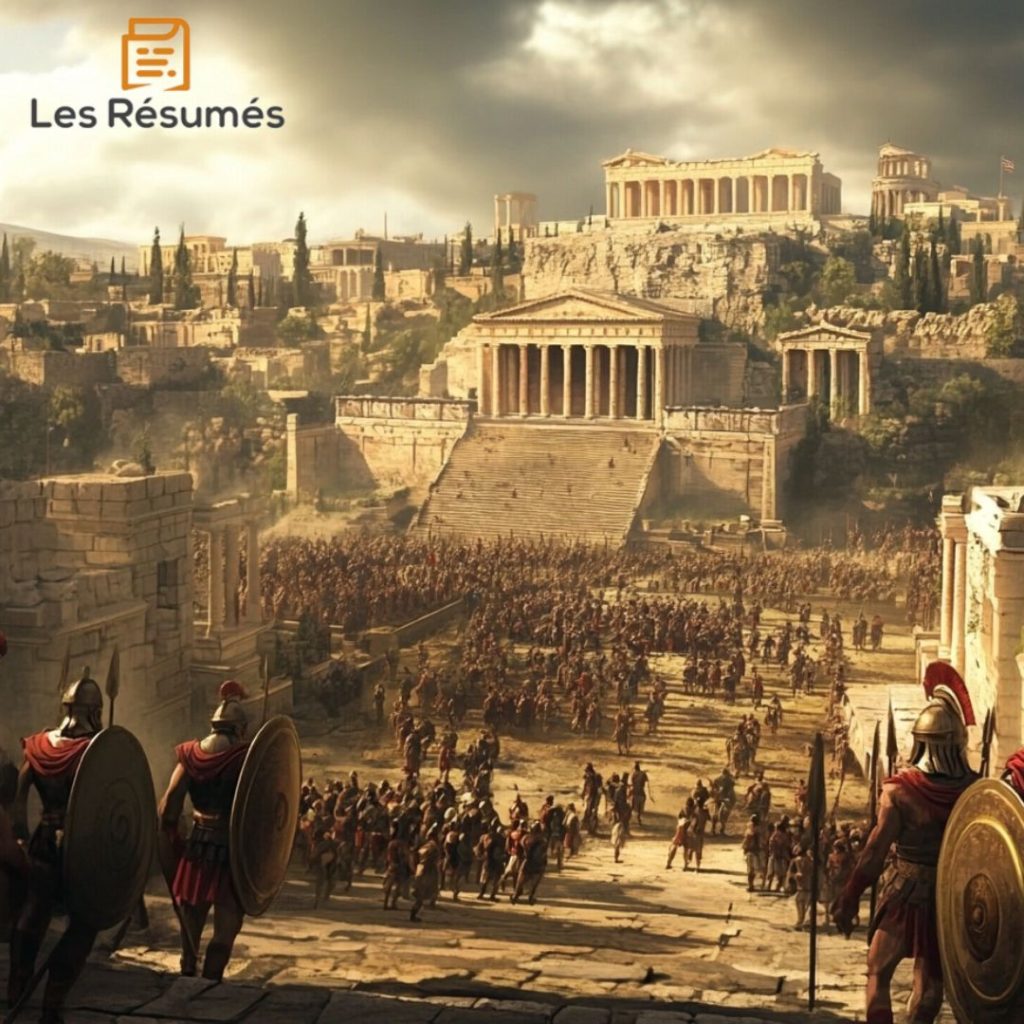 Image symbolisant la grandeur d'Athènes au 5ème siècle après J-C. 