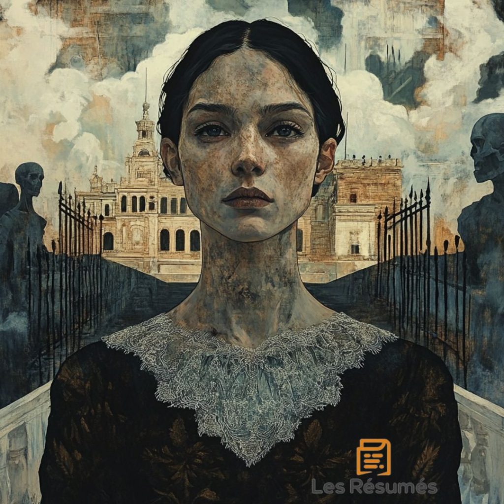 Illustration symbolisant Antigone de manière imagée et artistique. 