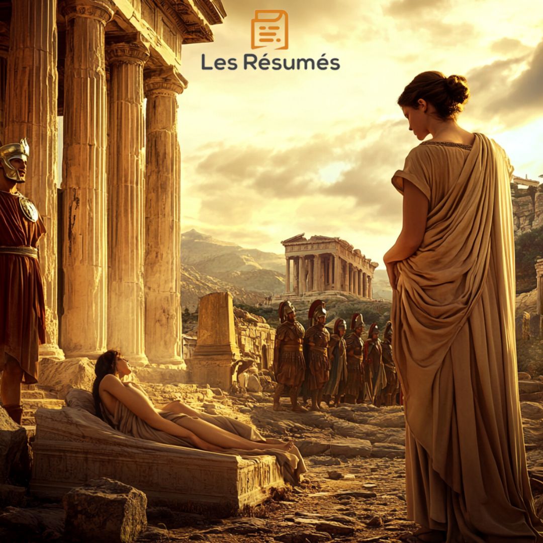 Illustration représentant le contexte historique de notre résumé d'Antigone. 