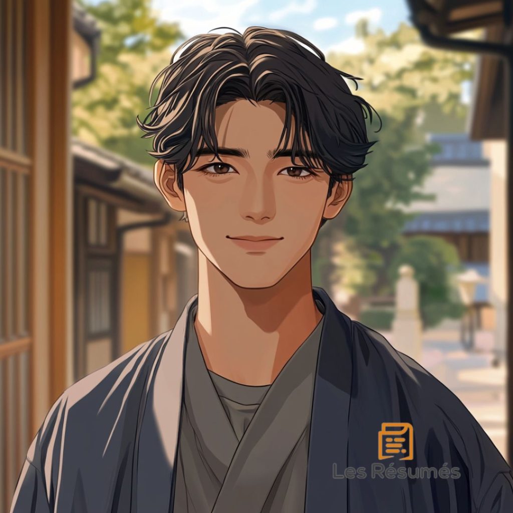 Image de Michiya, le fils de Kensuké. 