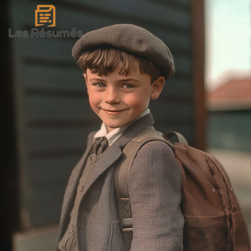 Photo de Pastèque, un camarade de classe de Romain, dans La Promesse de l'Aube.