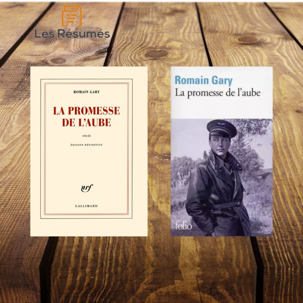 Page de couverture de La Promesse de L'Aube de Romain Gary.