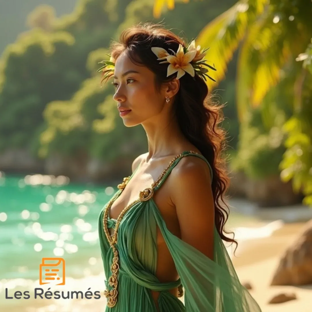 Photo de Calypso qui retient Ulyse captif dans L'Odyssée d'Homère.
