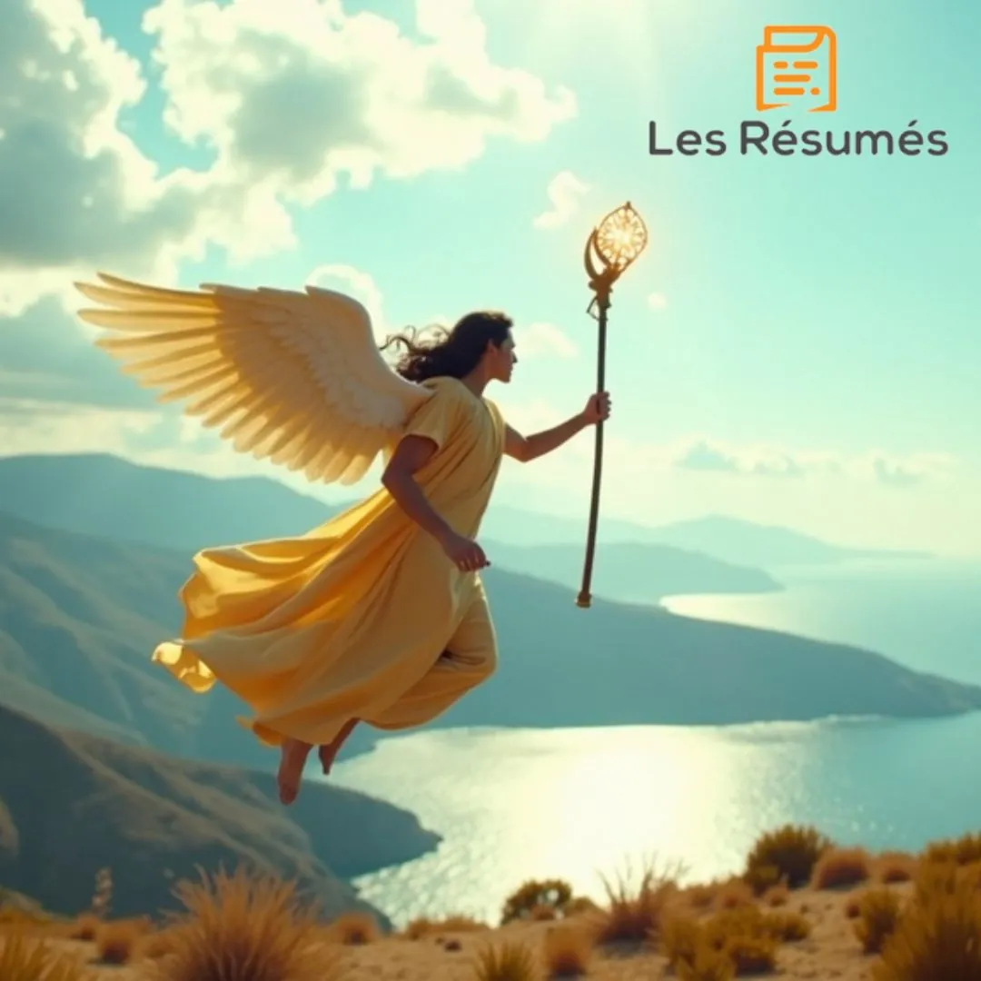 Photo d'Hermès qui part s'entretenir avec Calypso dans L'Odyssée d'Homère.