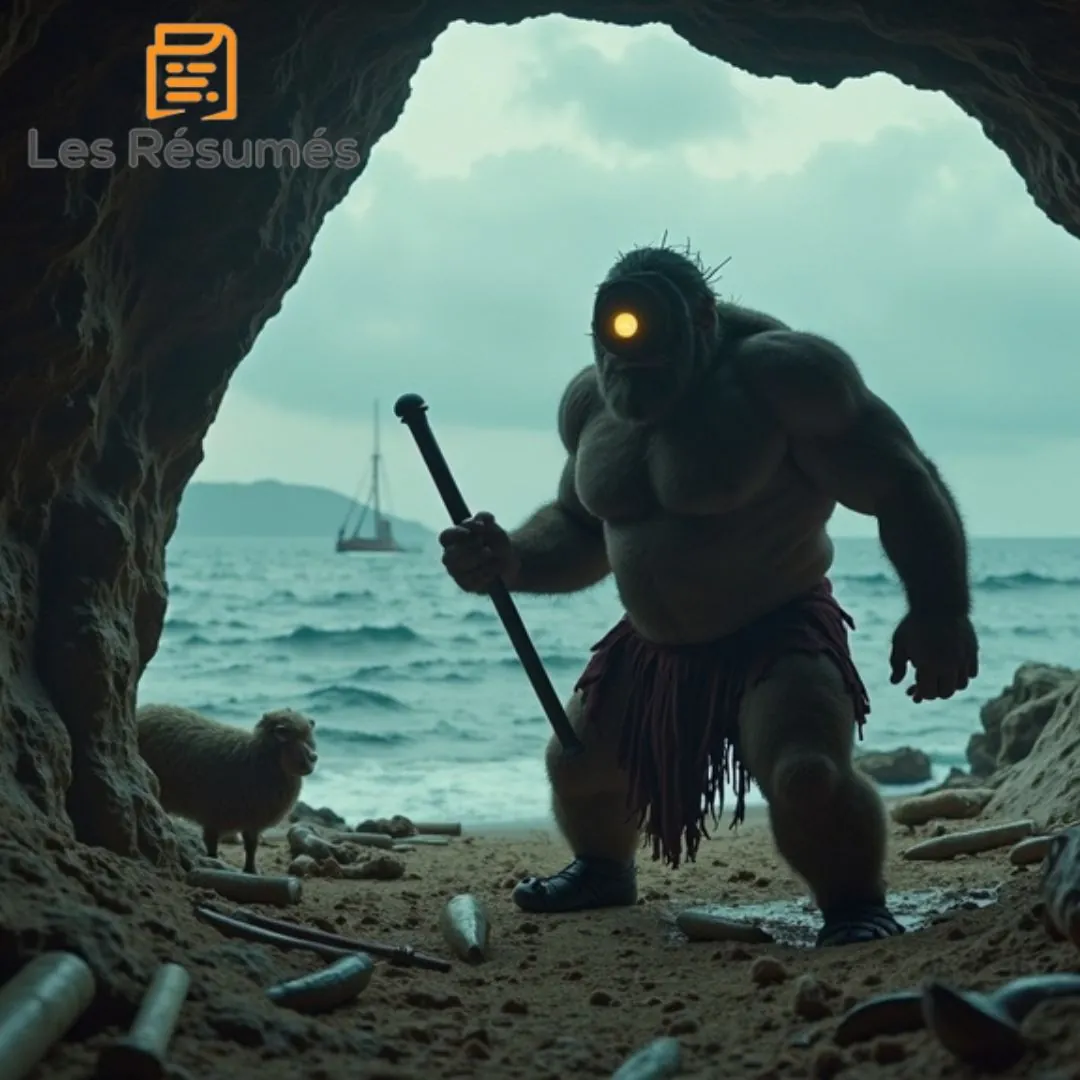 Photo du Cyclope Polyphème dans L'Odyssée d'Homère.