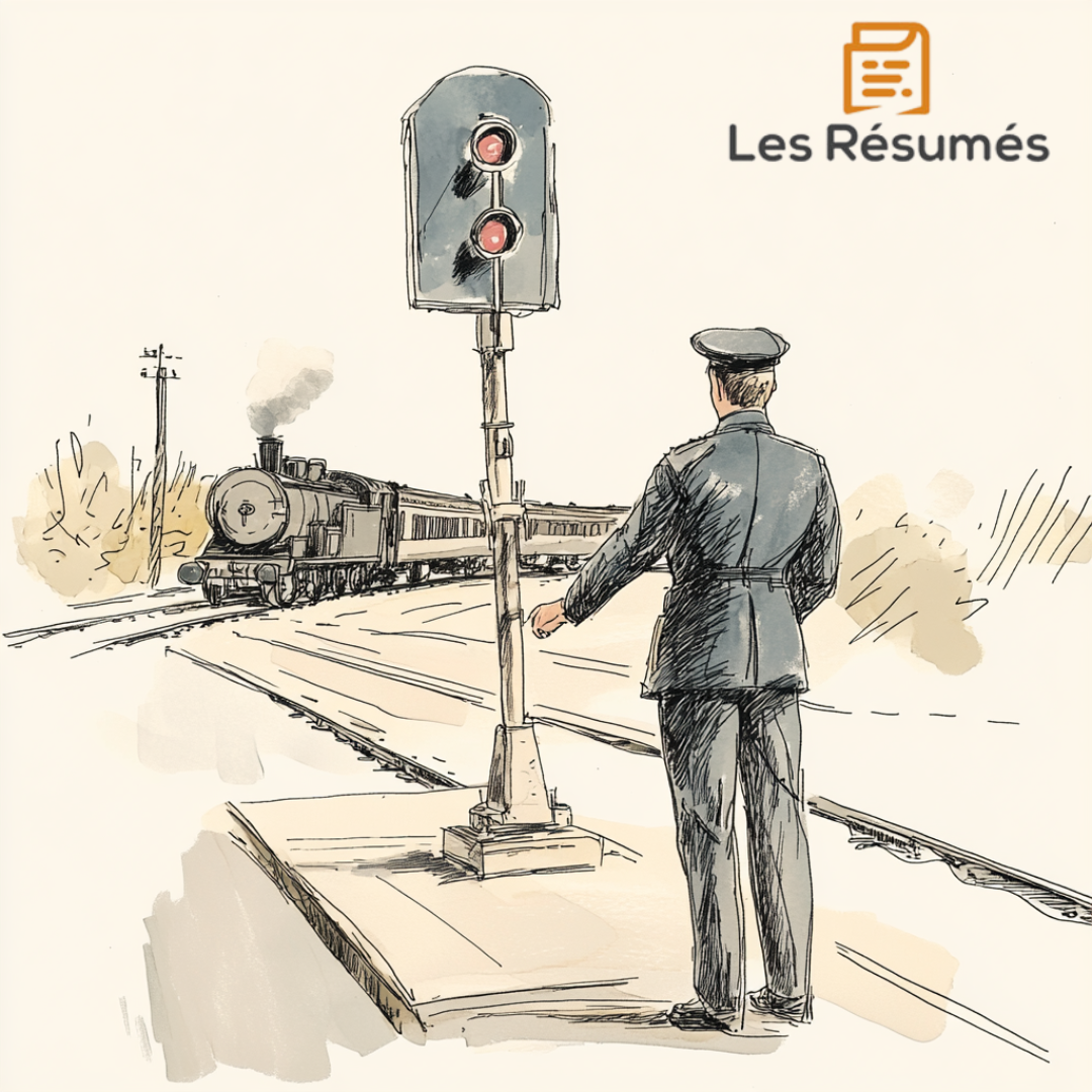 Image de l'aiguilleur qui partage sa vision sur le monde adulte.