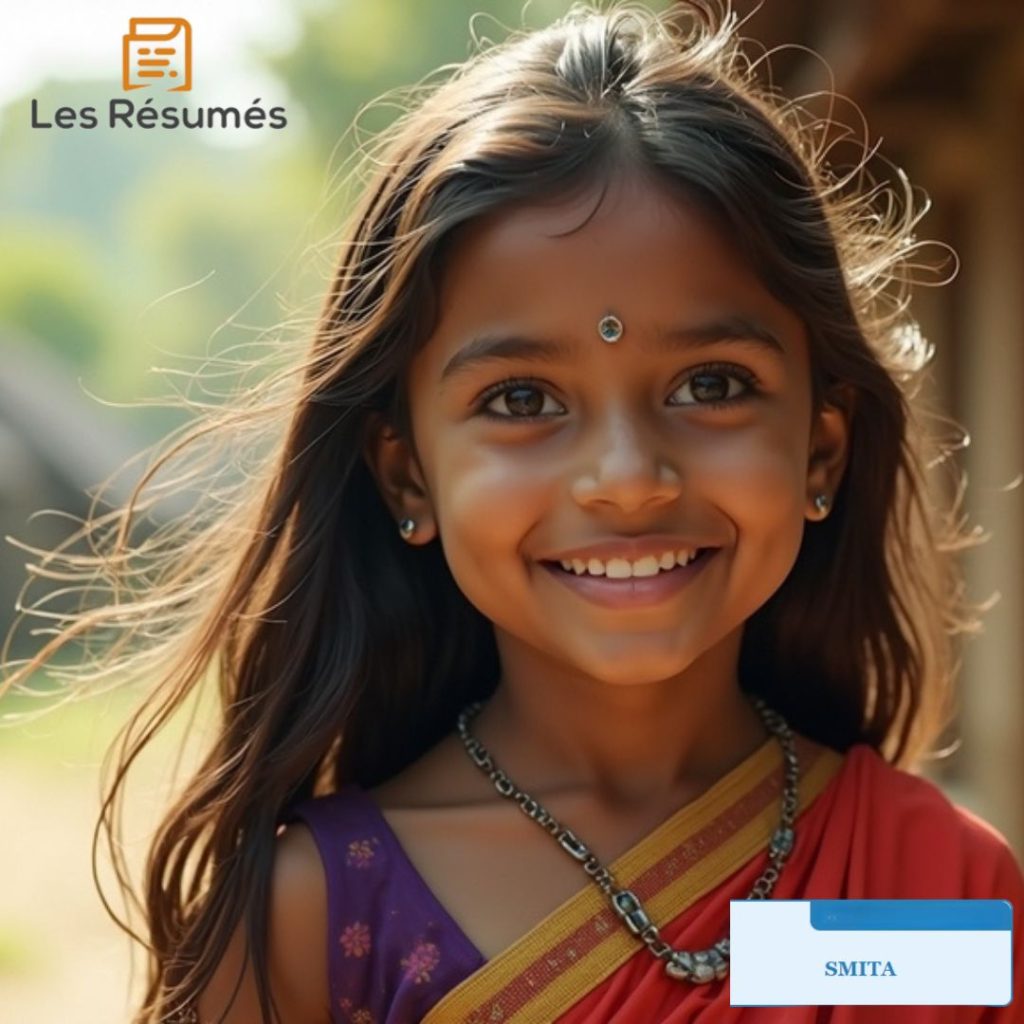 Photo de Lalita, la fille de Smita. 