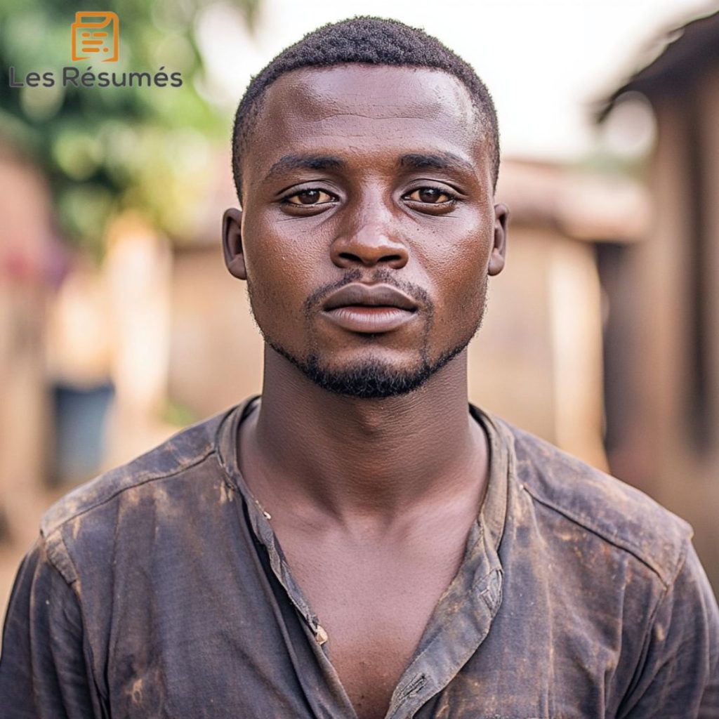 Photo de Calixte, l'un des employés du père de Gabriel qui finit par voler le vélo.