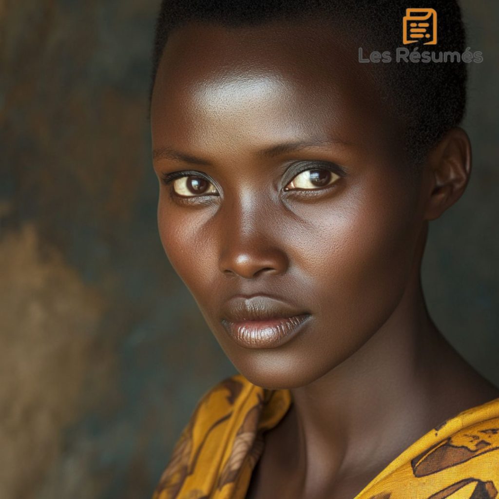 Photographie d'Yvonne, la mère de Gabriel qui est d'origine Rwandaise, analysé intégralement dans notre présentation des personnages de Petit Pays.
