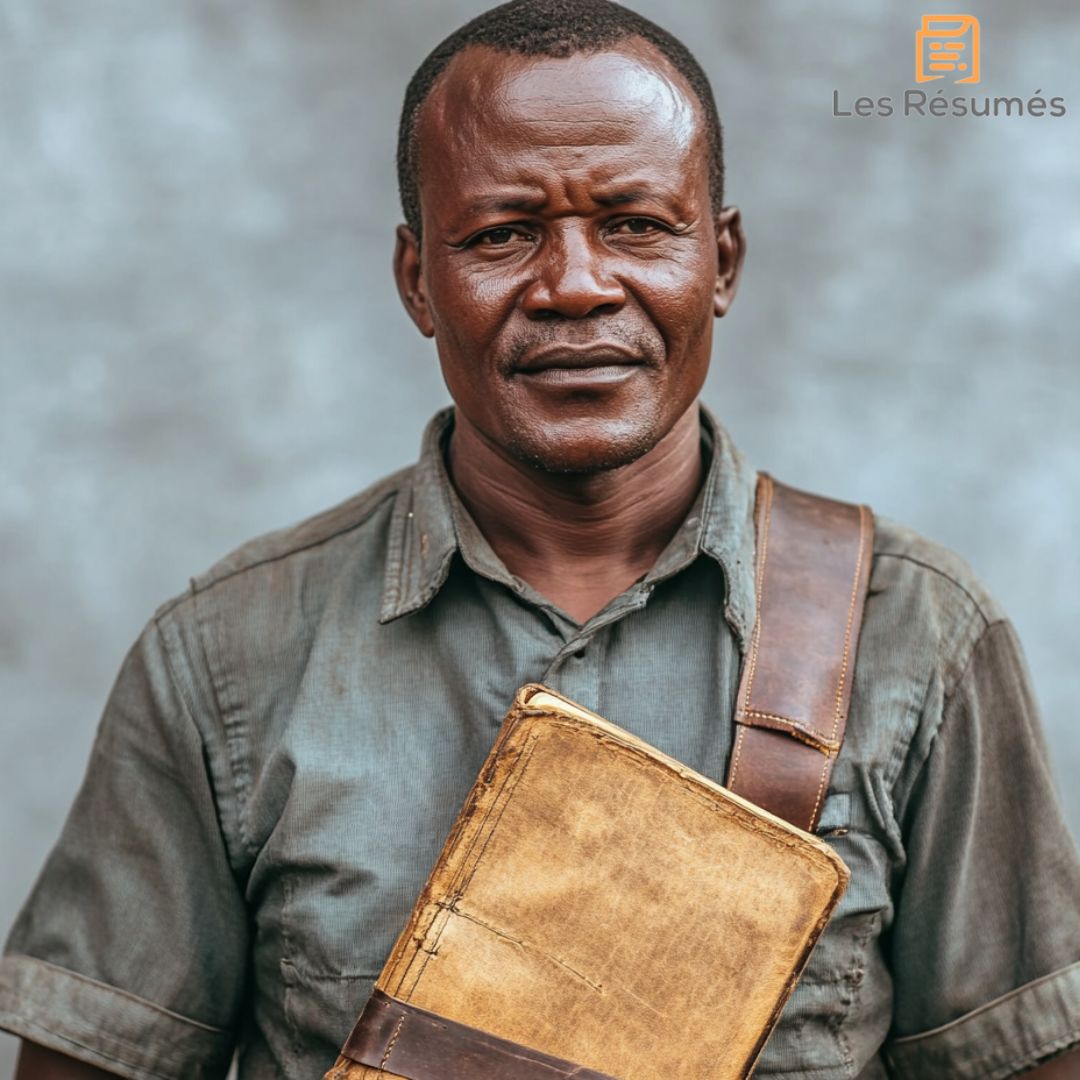 Photographie de Donatien, originaire du Zaïre, qui est l'un des employés les plus fidèle du père de Gabriel.