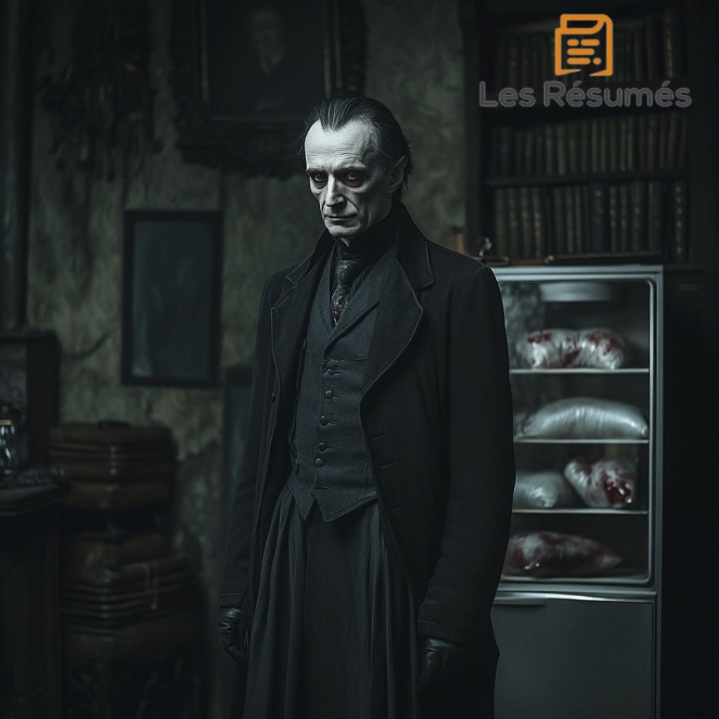 Photo de M. Kilgraw, le professeur vampire dans L'île du Crâne. 