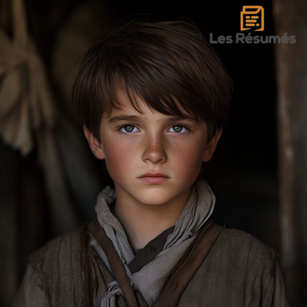 Photographie de Tomek, le personnage principal du tome 1 de la rivière à l'envers.