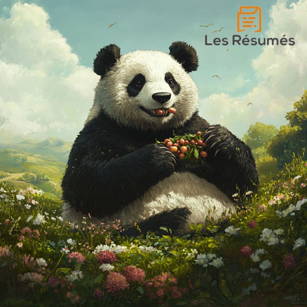 Photographie de Podcol, le panda géant, qui devient un allié pour Hannah dans sa quête de la rivière Qjar.
