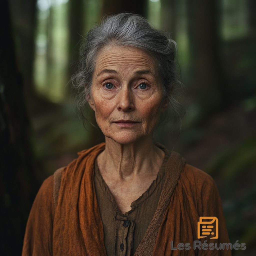 Photo de Marie, la femme avec laquelle Tomek traverse la forêt de l'oubli.