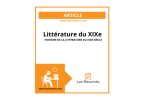 Page de couverture pour notre dossier sur la littérature du 19ème siècle