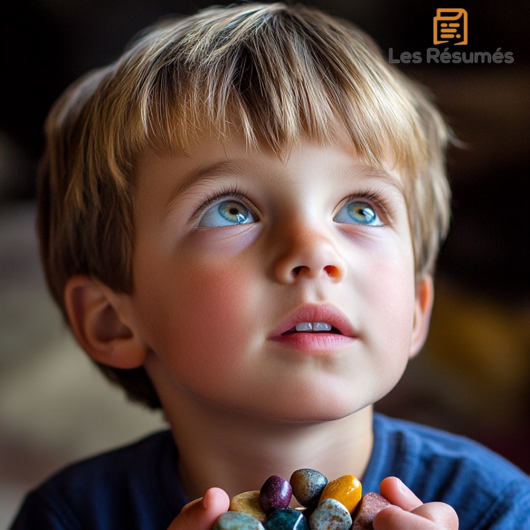 Photographie de Bubby, le petit frère de Jeff, qui collectionne les pierres. 
