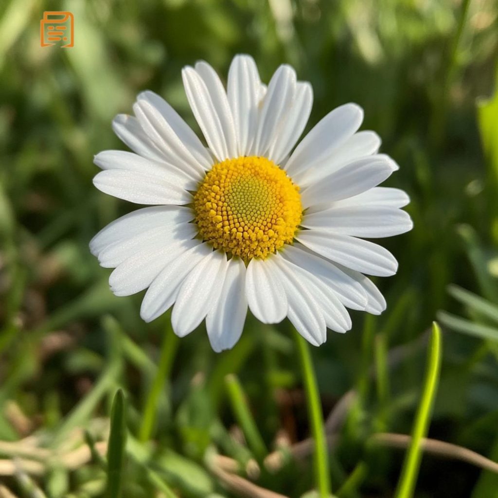 Photographie de La Pâquerette qui apprécie la simplicité de la vie. 