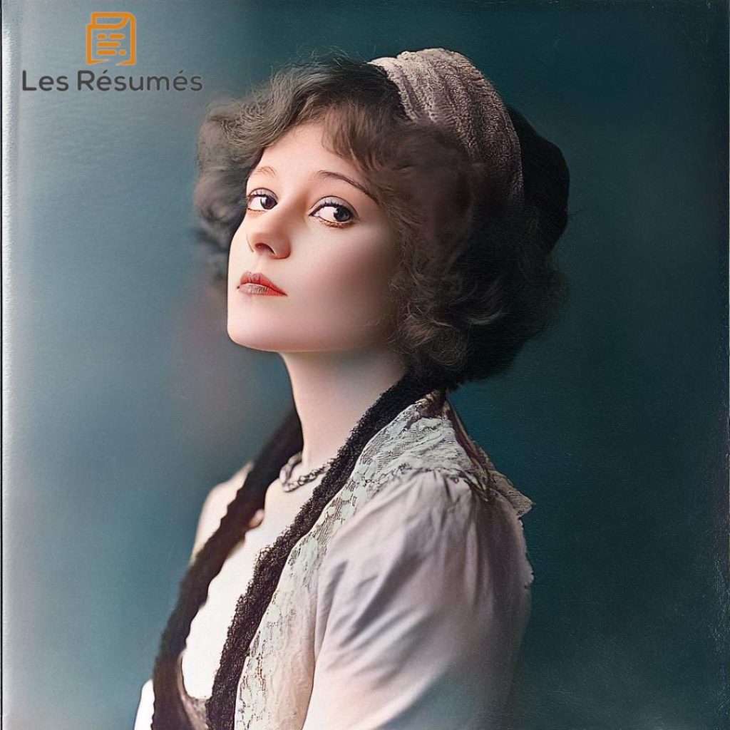 Photographie de la narratrice dans La Nuit Paisible de Colette.