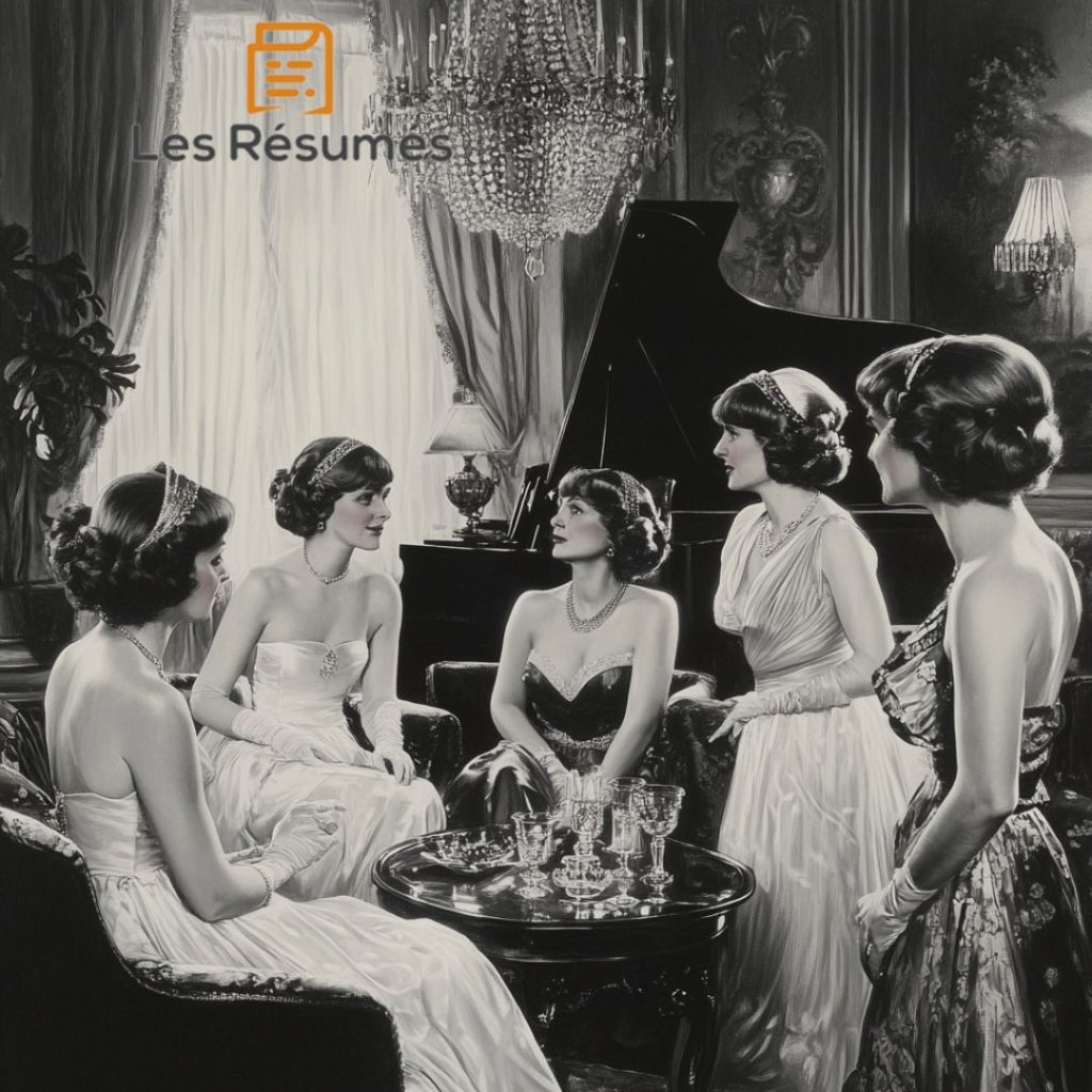 Photo des autres amies d'Irène dans La Trouvaille de Colette. 