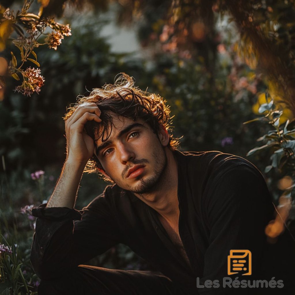 Photo du jeune homme dans la nouvelle de Colette. 
