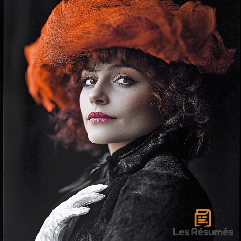 Photographie de la narratrice dans Le Maître de Colette. 