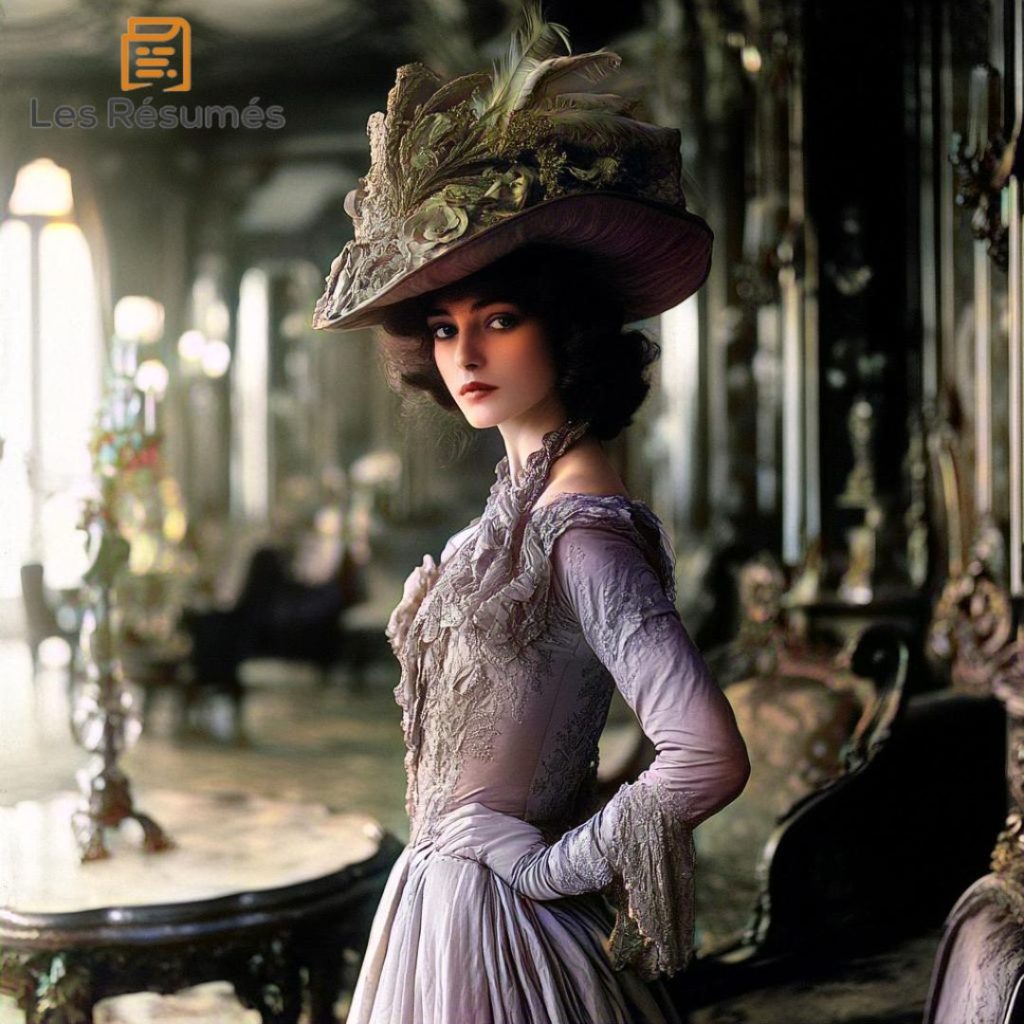 Photo de Valentine qui se soumet aveuglément au couturier. 
