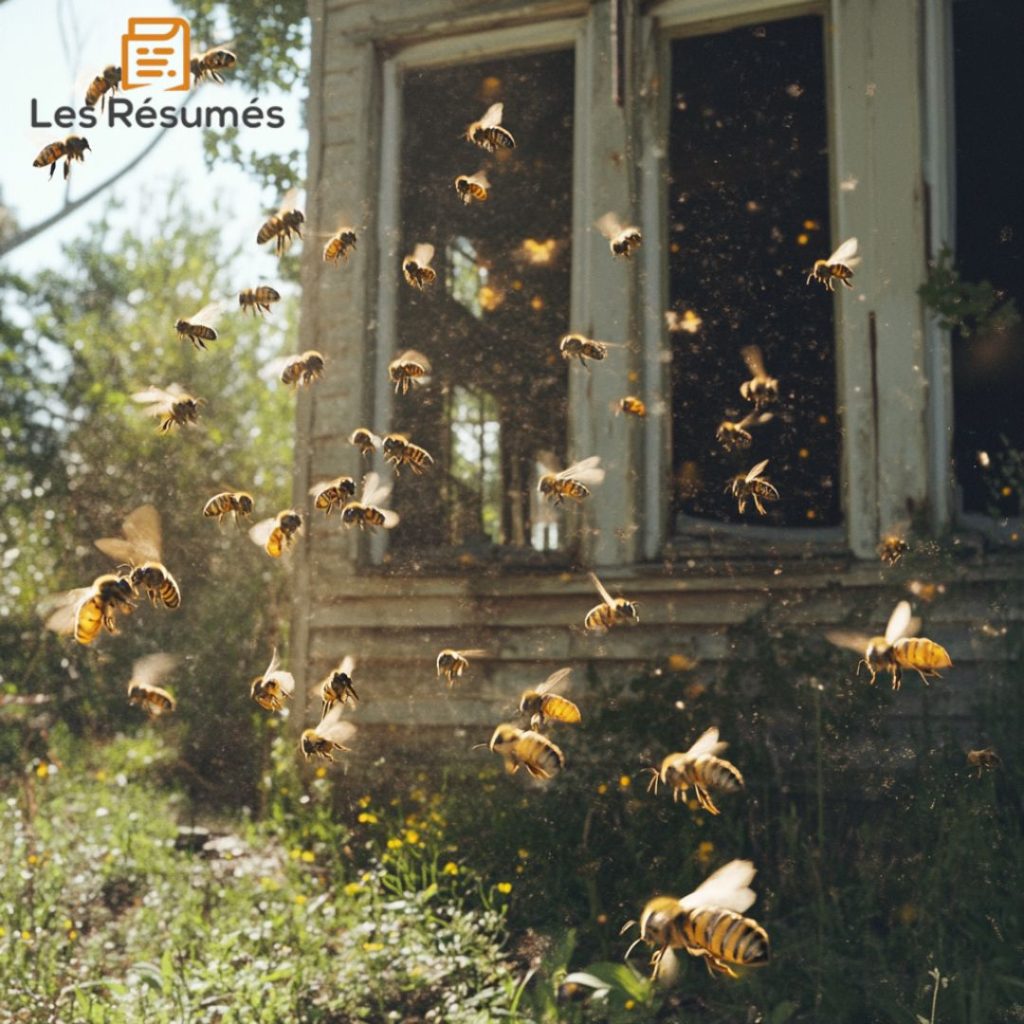 Illustration des abeilles dans Le Retour des Bêtes.