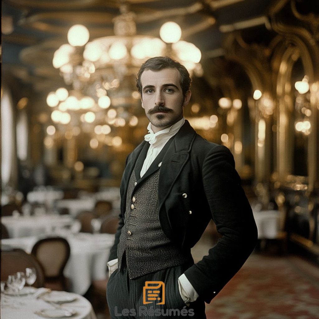 Photographie de l'homme qui acquis une fortune récemment. 