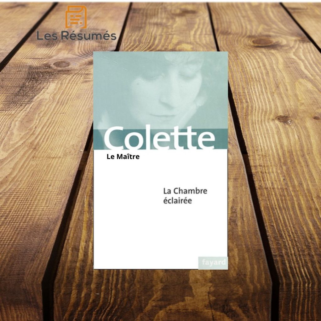 Page de couverture de Le Maître, une des nouvelles du recueil La Chambre éclairée de Colette. 