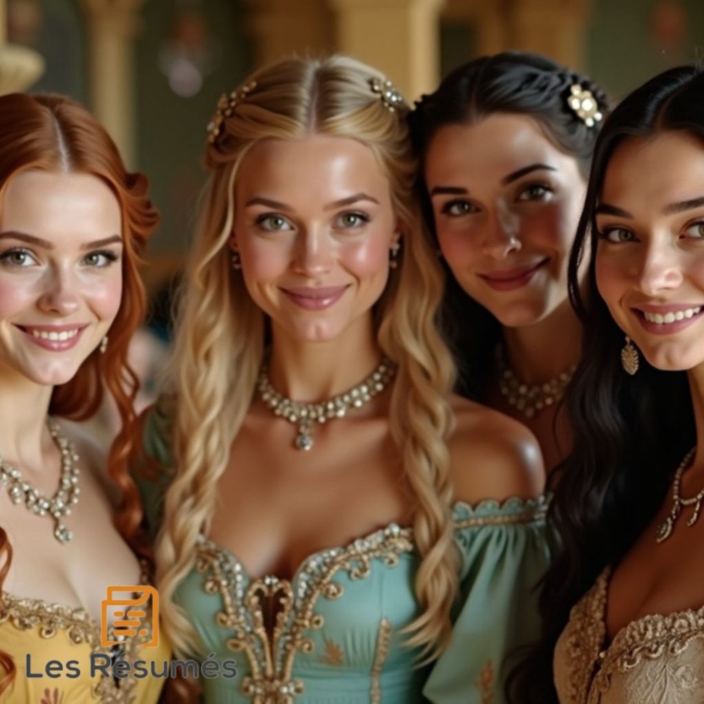 Photo des Dames présentes au mariage d'Alibech.