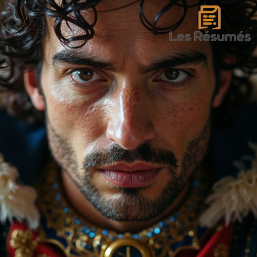 Photographie de Gerbin, le prince de Sicile qui est secrètement amoureux de la princesse de Tunis, la fiancée du roi de Grenade.