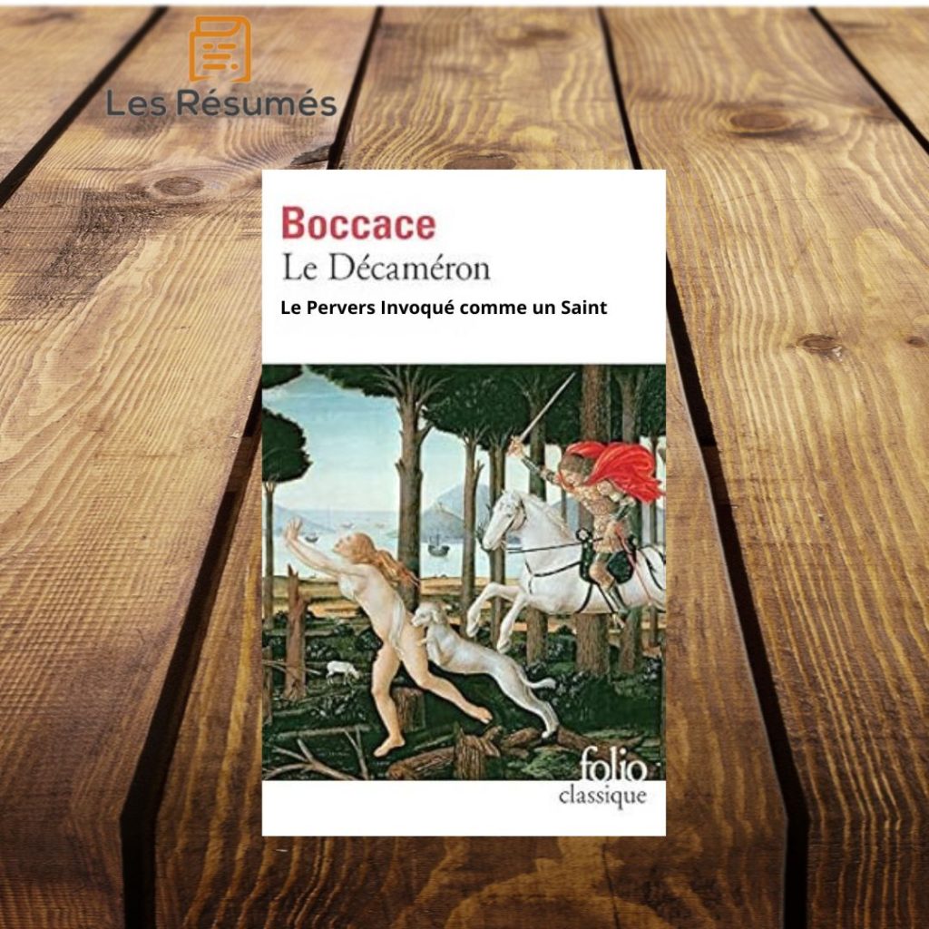Page d'en-tête de Le Pervers invoqué comme un Saint de Jean Boccace.